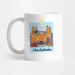 I love Amsterdam, Netherlands Mug